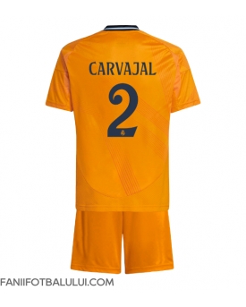Real Madrid Daniel Carvajal #2 Echipament de Fotbal Replică 2024-25 Copii Deplasare (+ Șorturi)